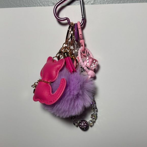 Pink and Purple Keychain Set - Picture 2 of 2